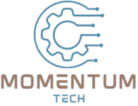 Para uma marca de tecnologia que quer transmitir progresso e inovação, "Momentum Tech" é a escolha certa.